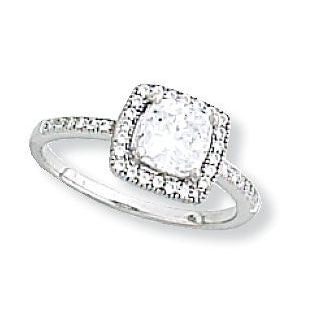 Kelly Herd Cubic Zirconia Square Ring