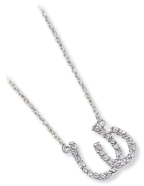 Kelly Herd Side by Side Double Horseshoe Pendant