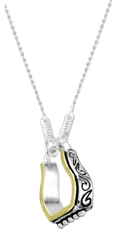 Kelly Herd Western Stirrup Necklace