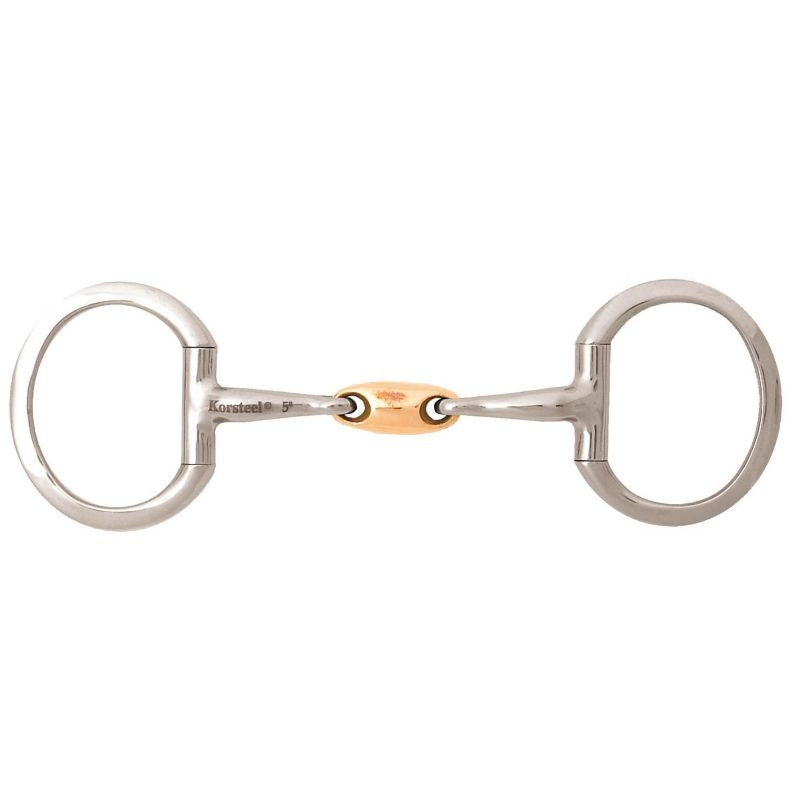 Korsteel Copper Oval Link Eggbutt Snaffle