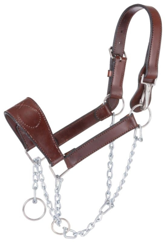 Tough1 Leather Mule Halter