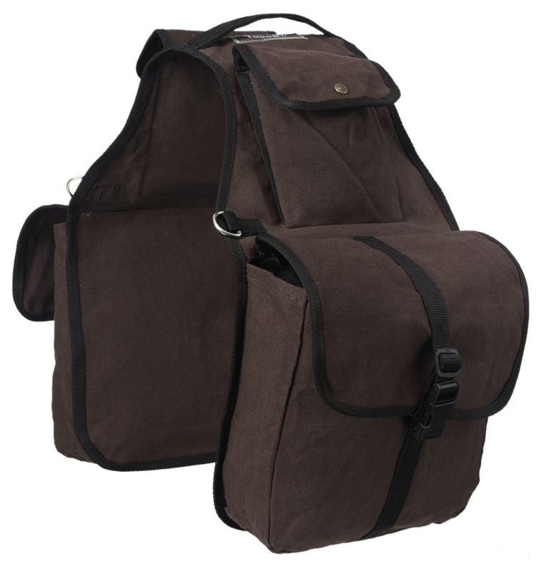 Tough1 Canvas Saddle Bag