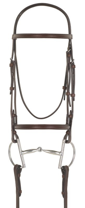 Camelot Plain Raised Snaffle Bridle
