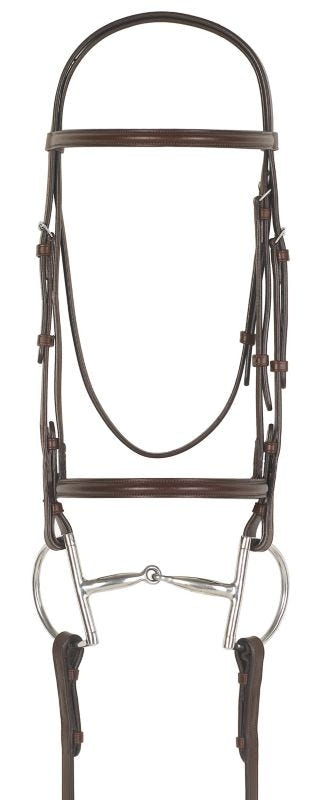 Camelot Plain Raised Snaffle Bridle