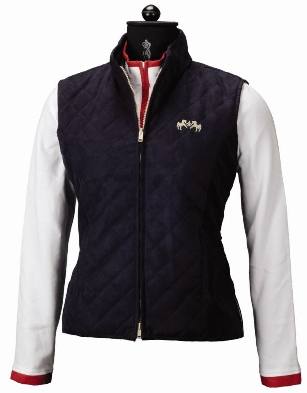 Equine Couture Spinnaker Micro Suede Vest