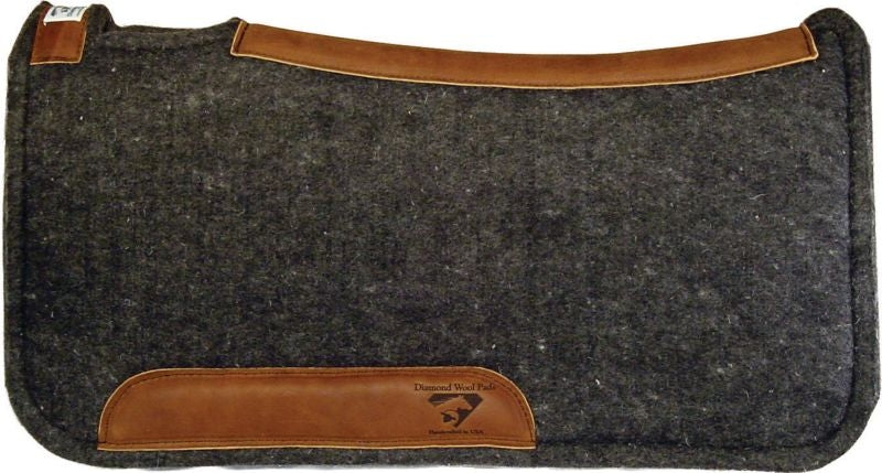Diamond Wool Contour Felt Ranch Pad