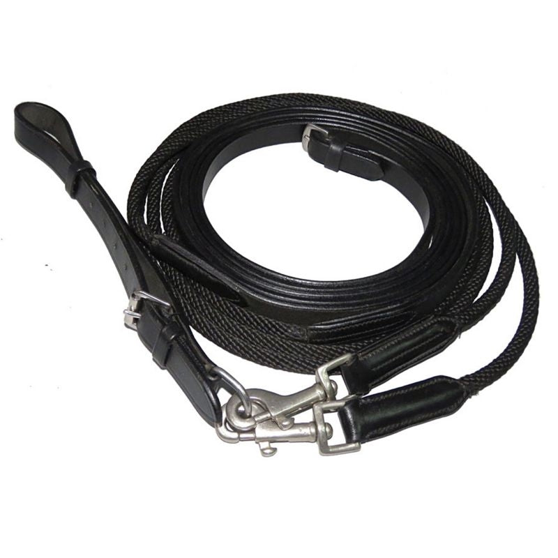 Henri De Rivel Rounded Snap Draw Reins