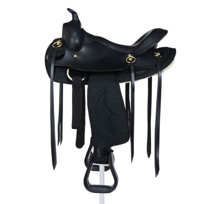King Series Synthetic Gaited Round Skirt Trail Saddle