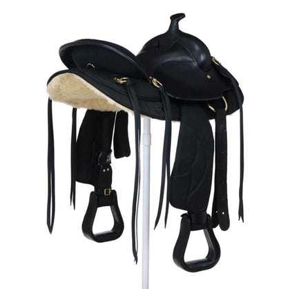King Series Synthetic Gaited Round Skirt Trail Saddle