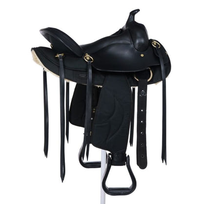 King Series Synthetic Gaited Round Skirt Trail Saddle