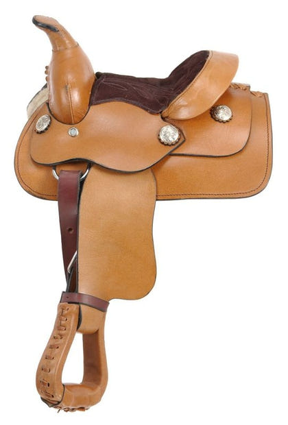 King Series Mini Smooth Western Saddle