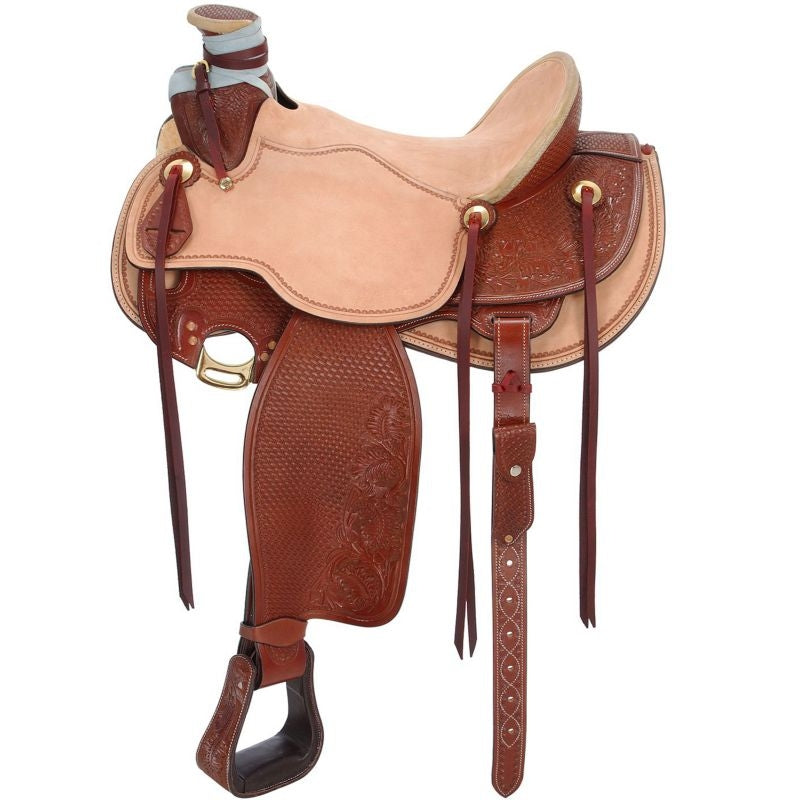 Silver Royal Wade Hard Seat Ranch Saddle