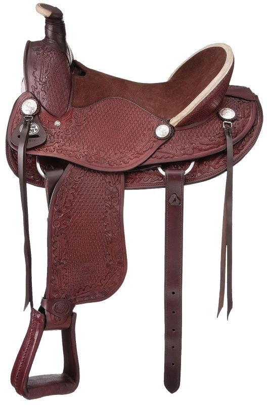 Royal King San Marcos Suede Ranch Saddle
