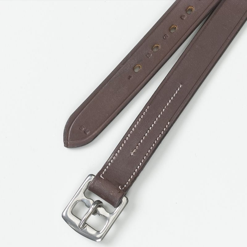 Ovation Eng Leather Half Hole Black Leathers