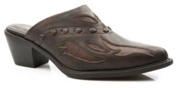 Roper Ladies Faux Leather Mule