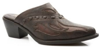Roper Ladies Faux Leather Mule