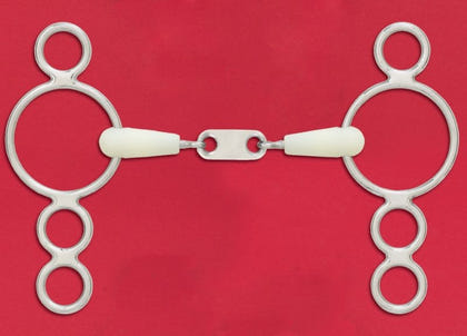 Happy Mouth 3 Ring French Mouth Gag Bit