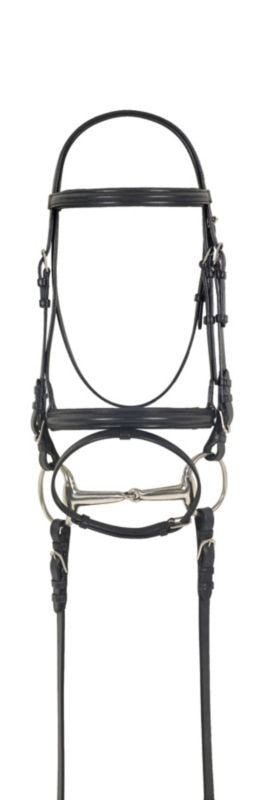 Camelot Dressage Bridle with Anti-slip Reins