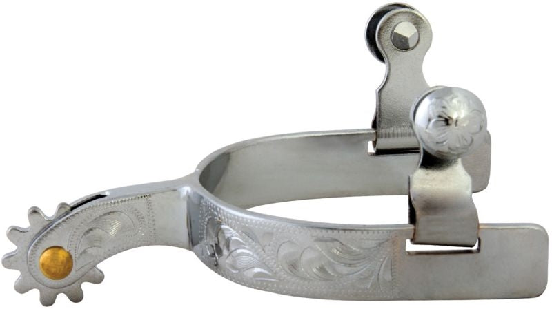 Western CP Floral 10pt Youth Spurs