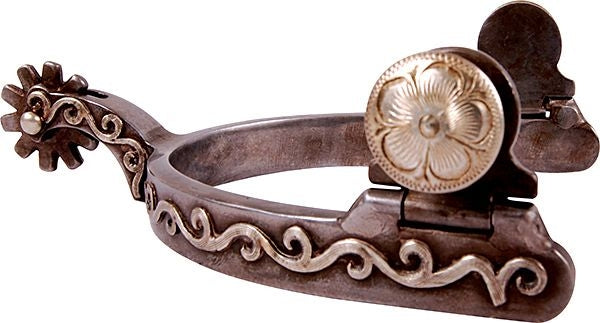 Classic Equine Scroll 12pt Youth Spurs