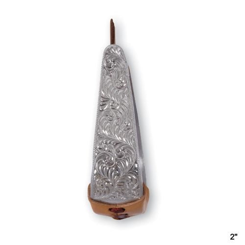 Martin Aluminum Engraved Leather Tread Stirrup