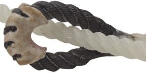 Rattler White Racer Black Eye Piggin String