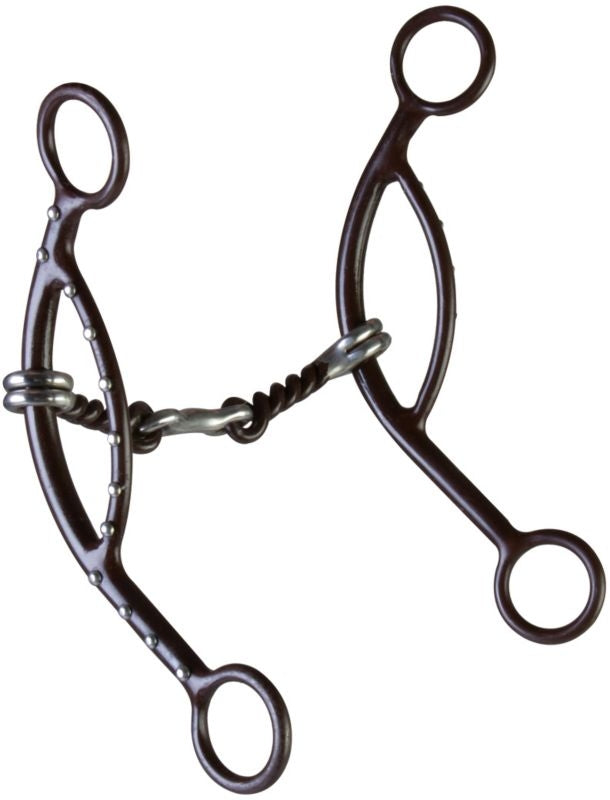 Westen AT Dot Dogbone Long Sliding Gag Bit