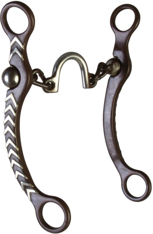 Western AT Arrow Ported Chain Long Shank Bit