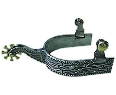 Western SS Barbwire 8pt Mens Spurs