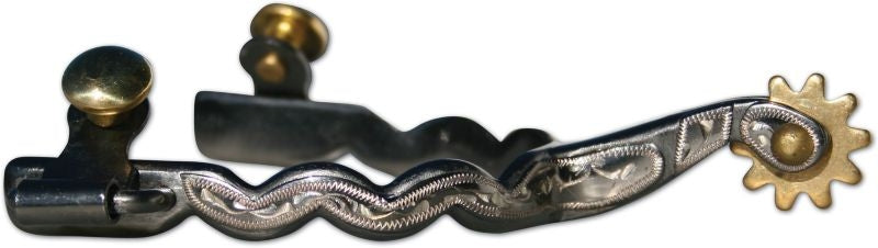 Professionals Choice Blued Silver Ladies Spurs