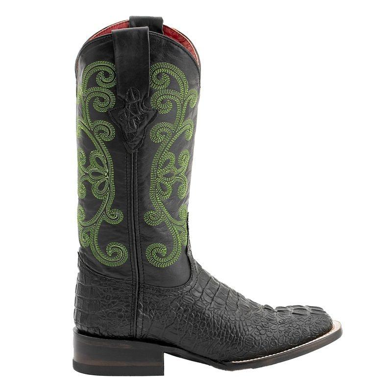 Ferrini Ladies Print Caiman Croc Boots