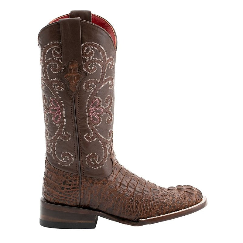 Ferrini Ladies Print Caiman Croc Boots