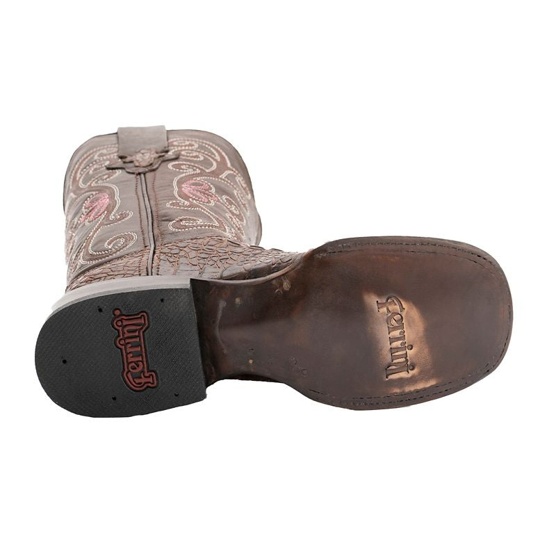 Ferrini Ladies Print Caiman Croc Boots