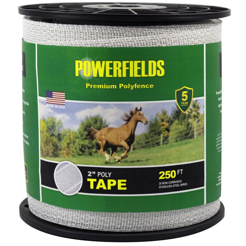 Powerfields 2 Inch Polytape White