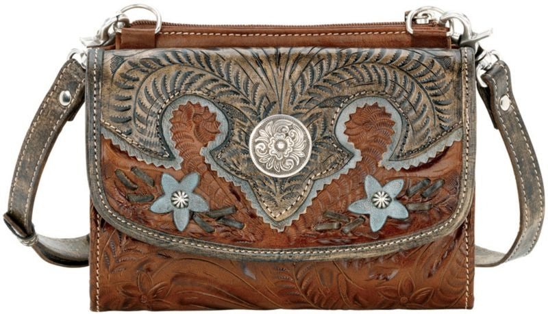 American West Desert Wildflower Crossbody Bag/Wallet