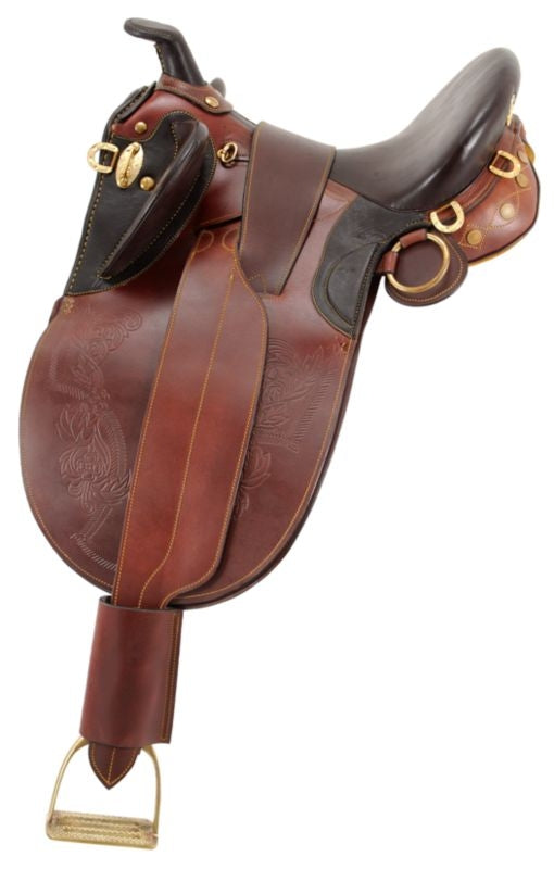 AO Stock Poly Wide Tree Saddle Package w. Horn