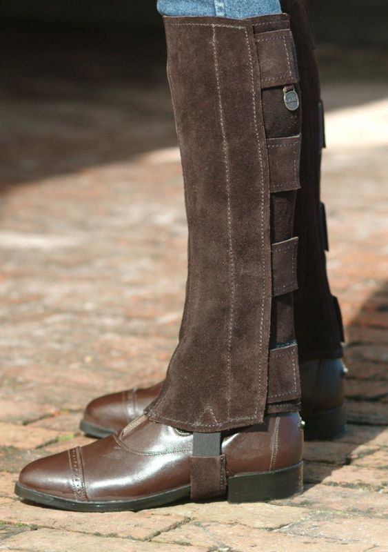 Ovation Ladies Suede 1/2 Chap with Velcro