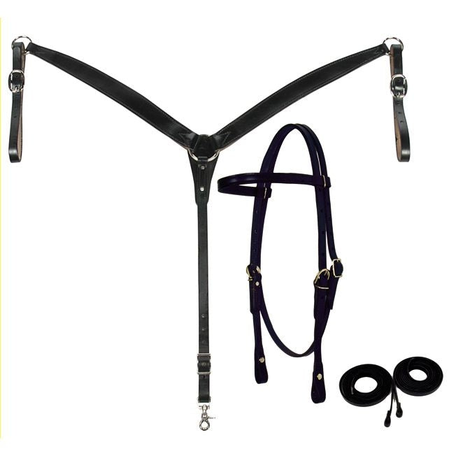 Fabtron 3 Piece Western Tack Set
