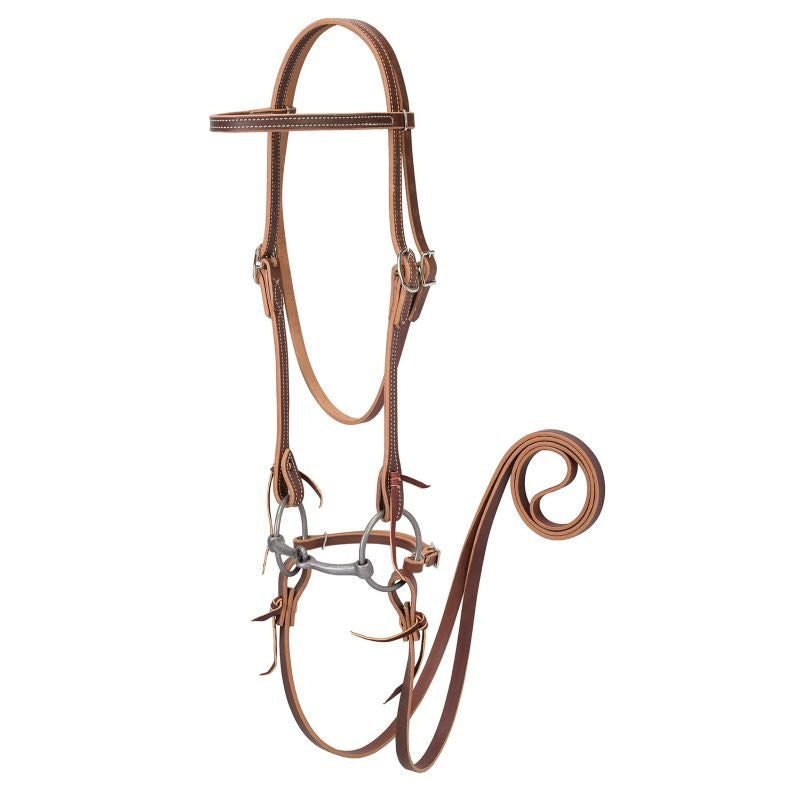 Weaver Browband Bridle with Double Buckle Cheeks