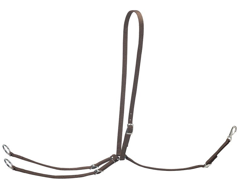 Weaver Nylon Standard Running Martingale Black