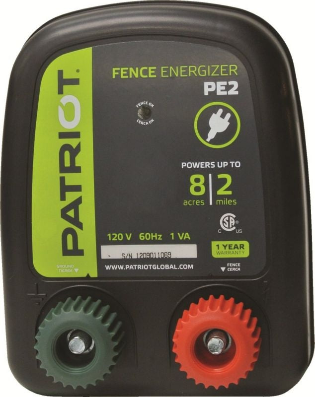 Patriot PE2 Fence Energizer 0.10 Joule