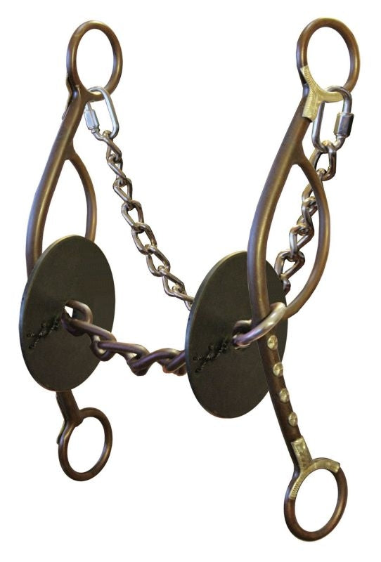 Reinsman Martha Josey Chain Gag Long Shank 5in Bit
