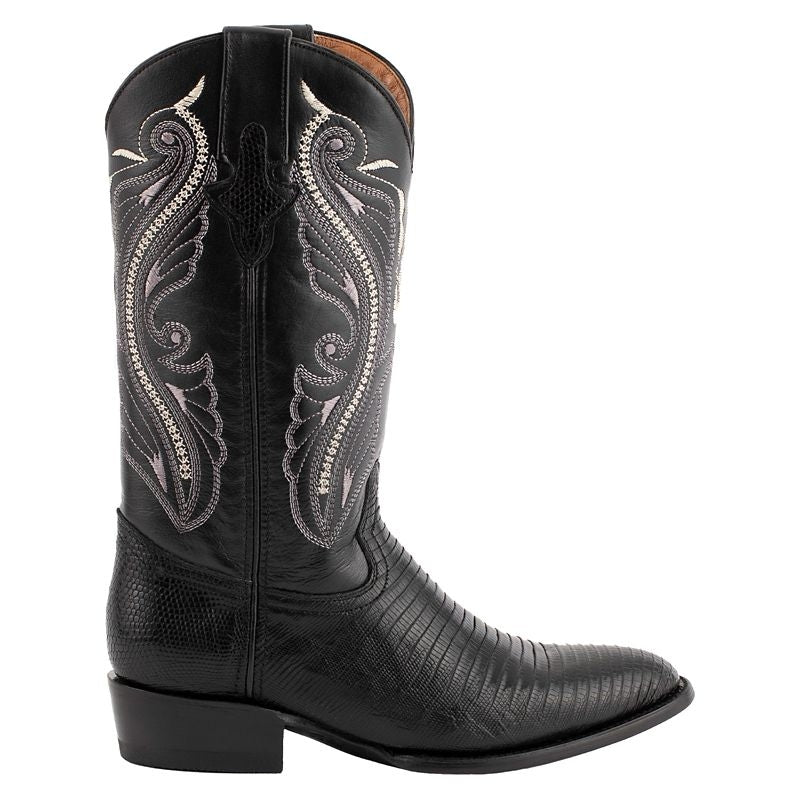 Ferrini Mens Teju Lizard Rnd Toe Boots