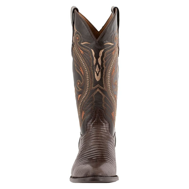 Ferrini Mens Teju Lizard Rnd Toe Boots