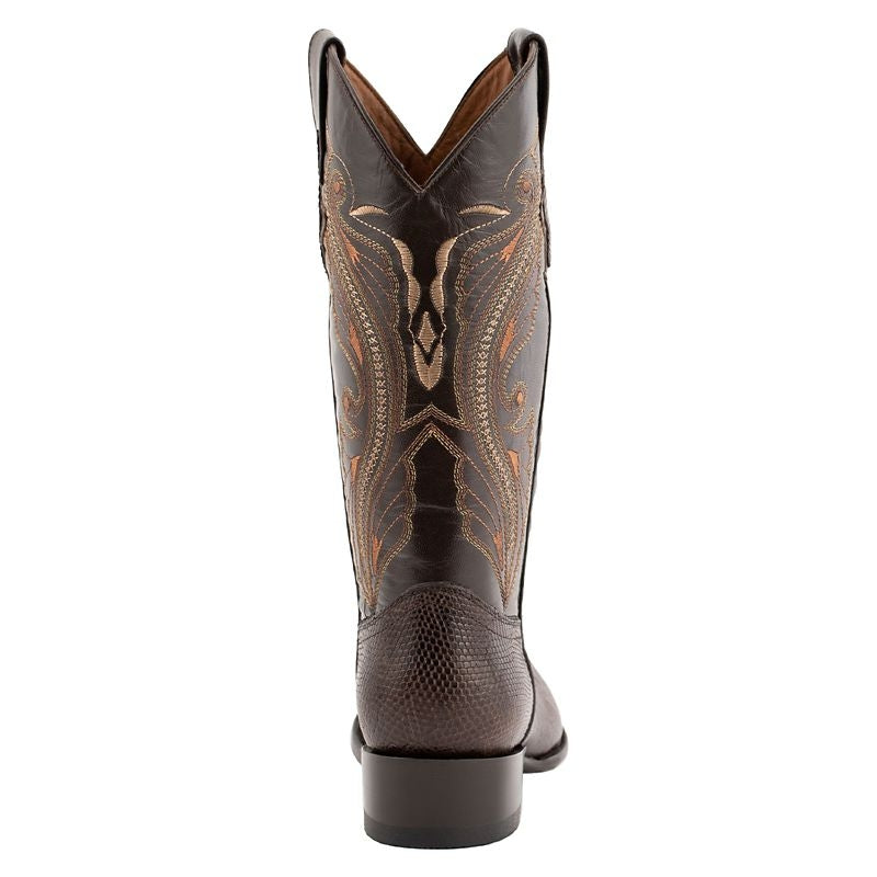 Ferrini Mens Teju Lizard Rnd Toe Boots