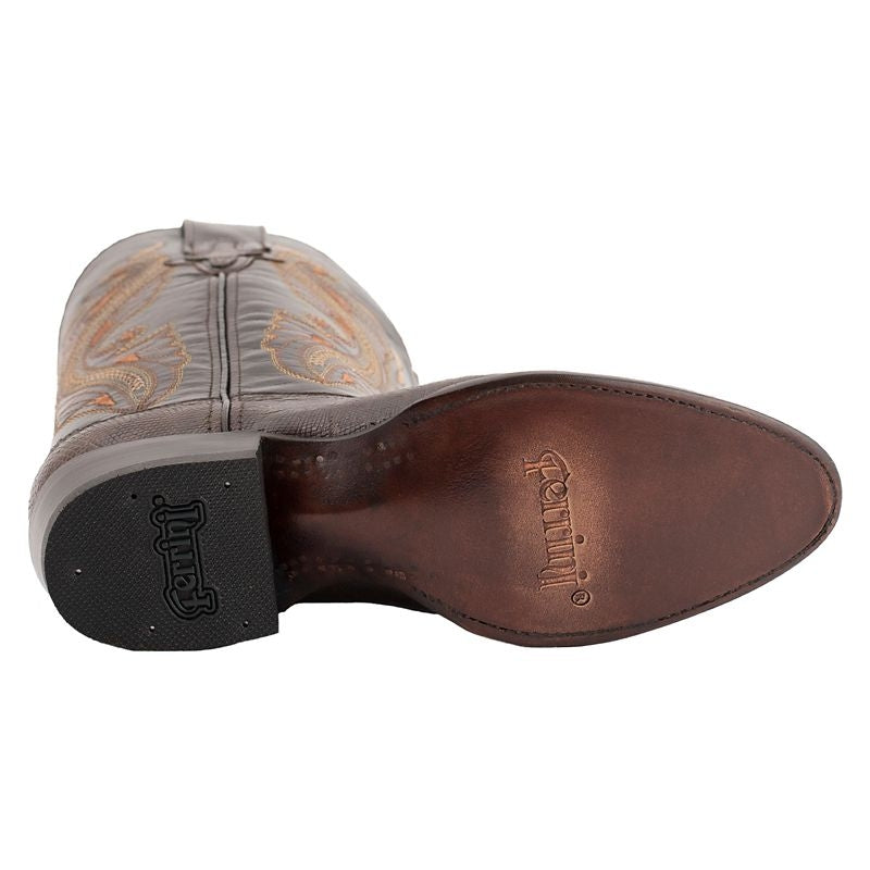 Ferrini Mens Teju Lizard Rnd Toe Boots