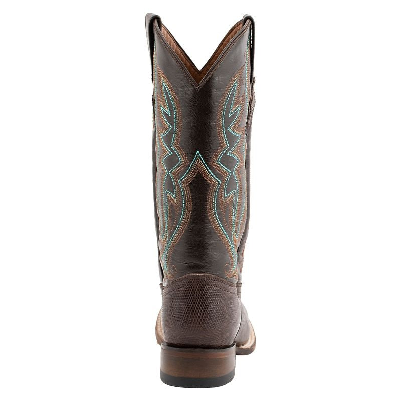 Ferrini Ladies Teju Lizard Sq Toe Boots