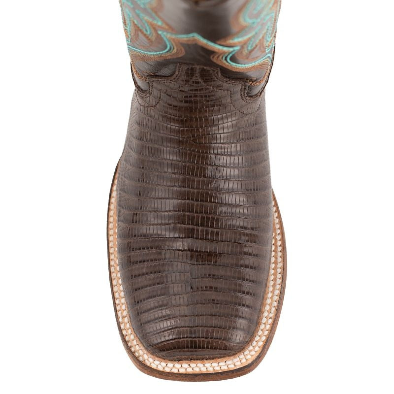 Ferrini Ladies Teju Lizard Sq Toe Boots