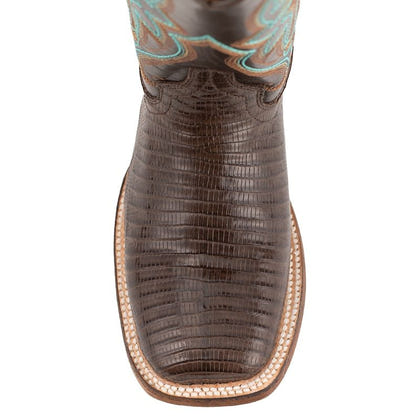 Ferrini Ladies Teju Lizard Sq Toe Boots