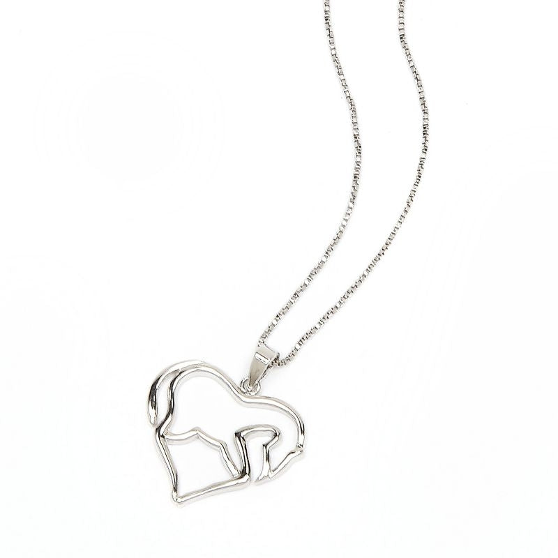 Horse Heart Necklace